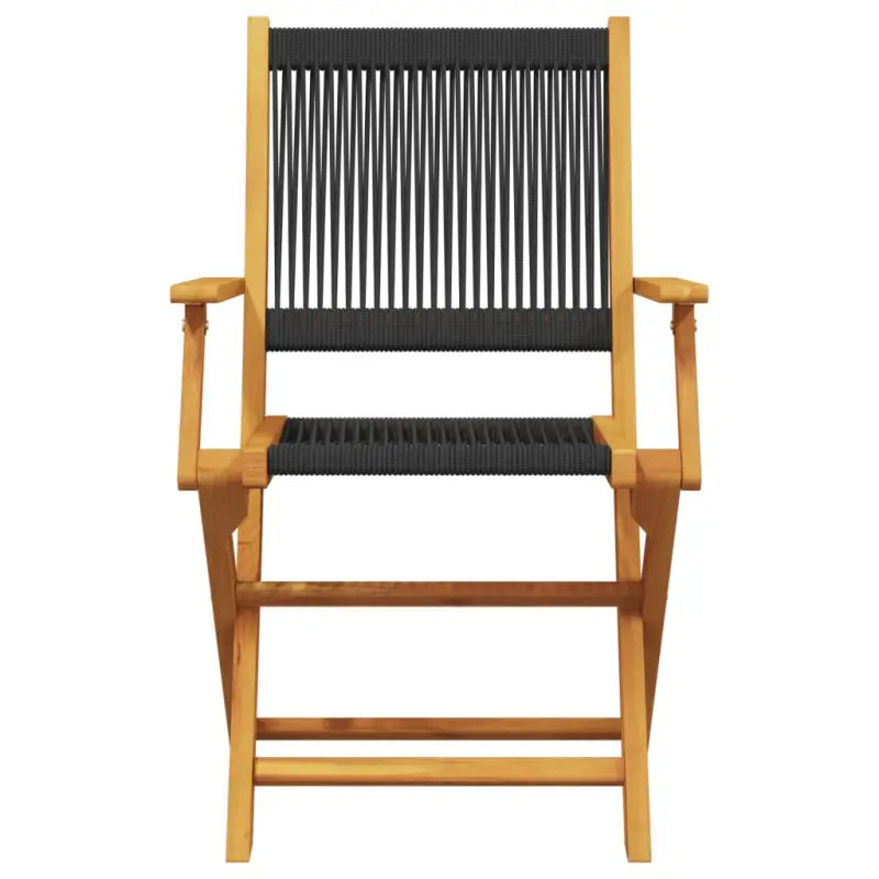 Tuinstoelen van massief acaciahout voor comfort en duurzaamheid - Tuinstoelen
