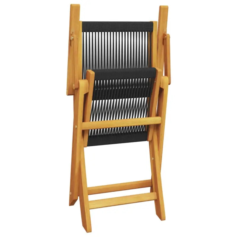 Tuinstoelen van massief acaciahout voor comfort en duurzaamheid - Tuinstoelen