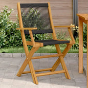 Tuinstoelen van massief acaciahout voor comfort en duurzaamheid - Tuinstoelen