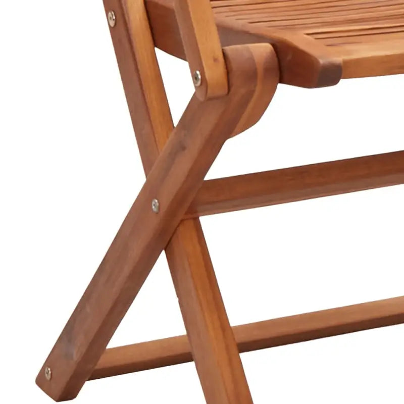 Tuinstoelen van massief acaciahout voor comfortabel buiten genieten - Tuinstoelen