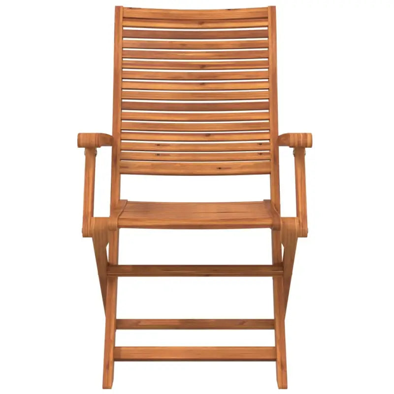 Tuinstoelen van massief acaciahout voor comfortabel buiten genieten - Tuinstoelen