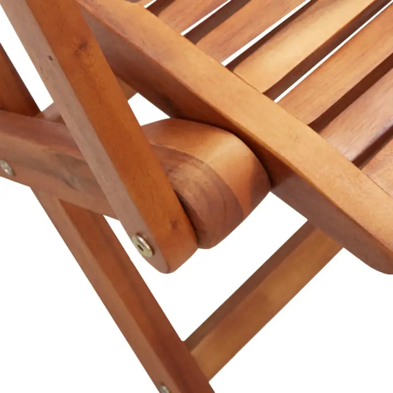 Tuinstoelen van massief acaciahout voor comfortabel buiten genieten - Tuinstoelen