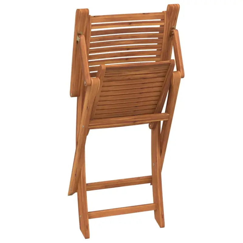 Tuinstoelen van massief acaciahout voor comfortabel buiten genieten - Tuinstoelen