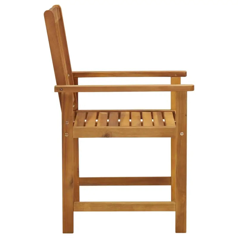 Tuinstoelen van massief acaciahout voor comfortabele buitenplek - Tuinstoelen
