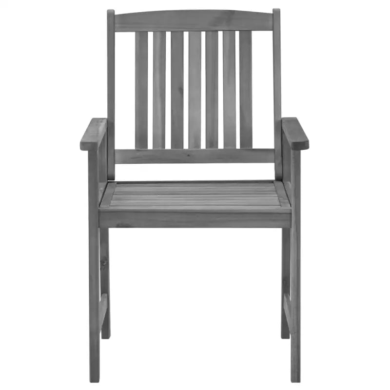 Tuinstoelen van massief acaciahout voor een rustieke buitenruimte - Tuinstoelen