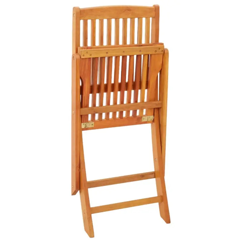 Tuinstoelen van massief eucalyptushout voor buiten eetplezier - Tuinstoelen