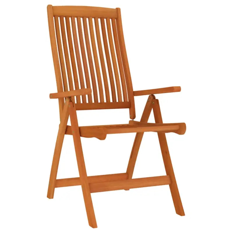 Tuinstoelen van massief eucalyptushout voor tuin en terras - Tuinstoelen
