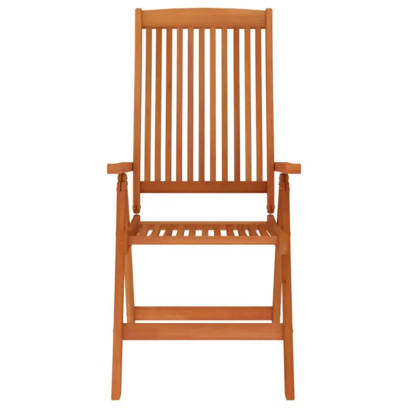 Tuinstoelen van massief eucalyptushout voor tuin en terras - Tuinstoelen