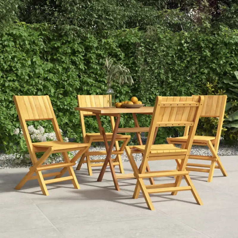 Tuinstoelen van massief teakhout voor een comfortabele ervaring - 4 / Zonder armleuning - Tuinstoelen