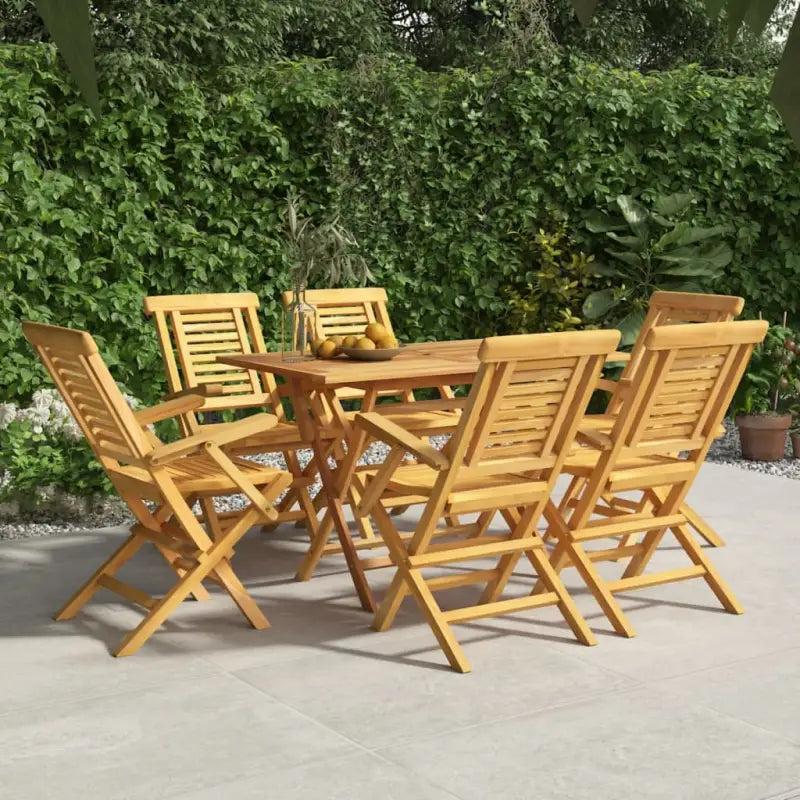 Tuinstoelen van massief teakhout voor een comfortabele ervaring buiten - 6 / Met armleuning - Tuinstoelen