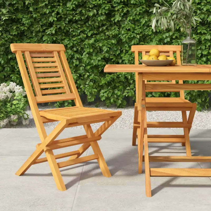 Tuinstoelen van massief teakhout voor een comfortabele ervaring buiten - Tuinstoelen