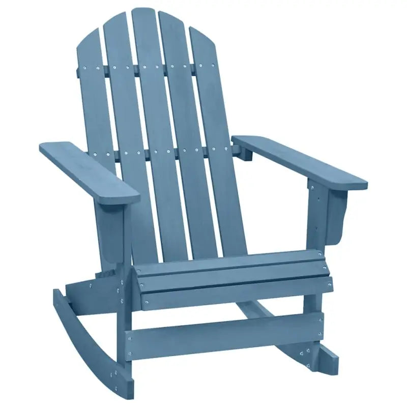 Tuinstoelen van massief vurenhout voor ontspanning op terras of in tuin - Blauw / 1 - Tuinstoelen