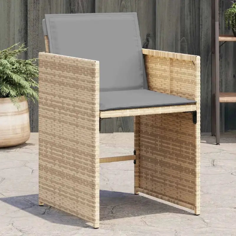 Tuinstoelen van poly rattan voor comfortabele zitervaring - Tuinstoelen