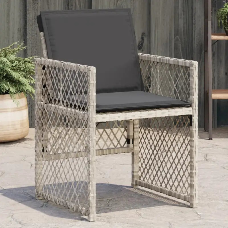 Tuinstoelen van poly rattan voor een comfortabele zitervaring - Tuinstoelen