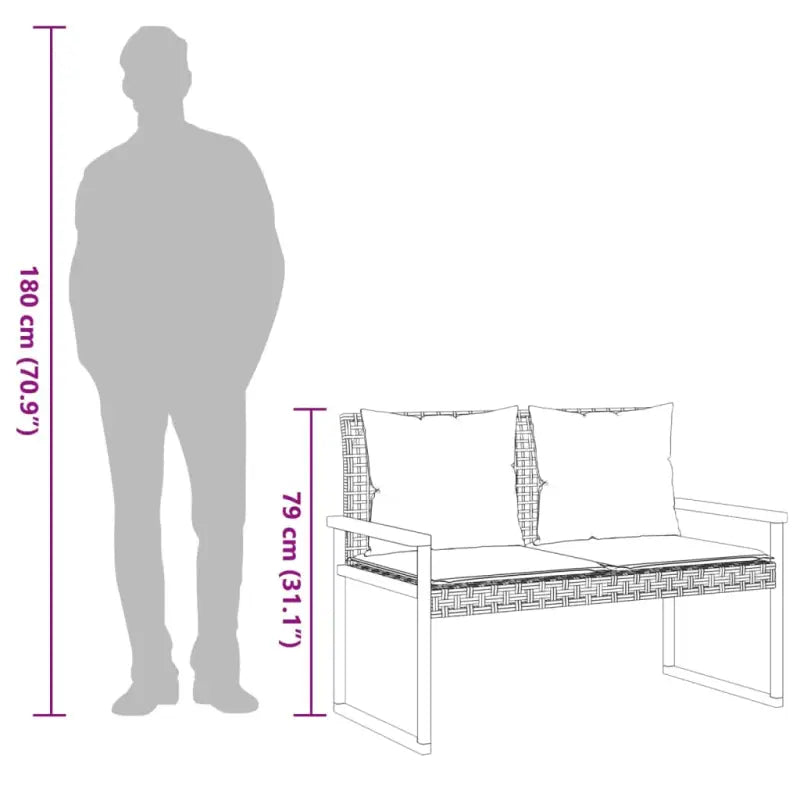 Tuinstoelen van poly rattan voor een comfortabele zitervaring - Tuinbanken