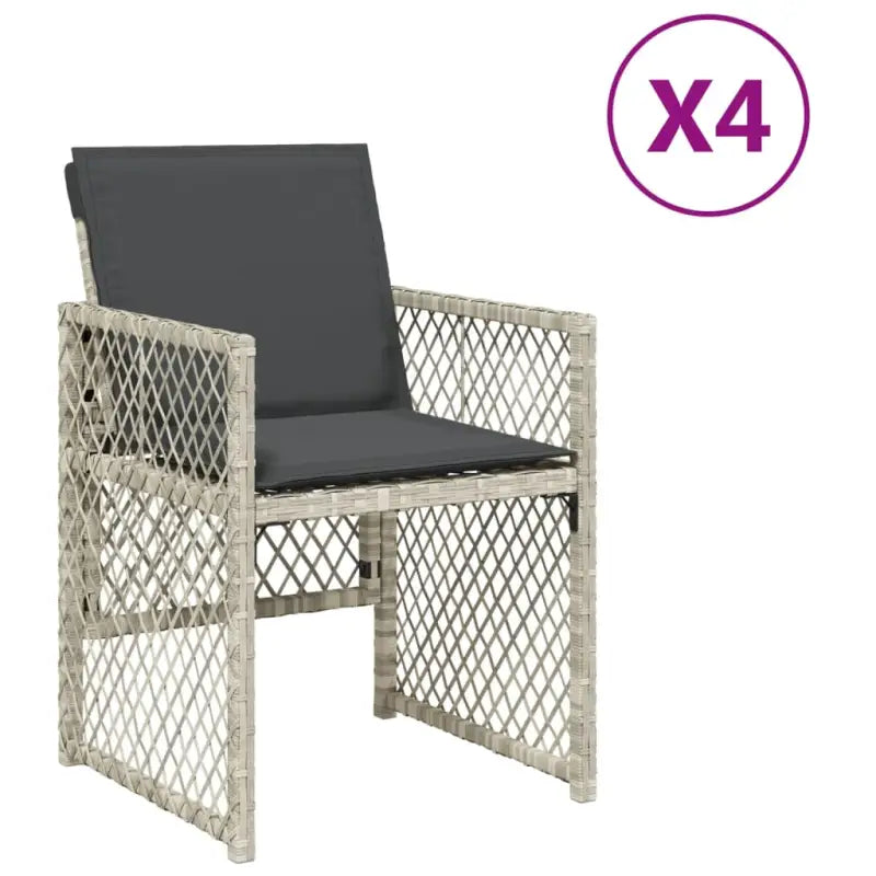 Tuinstoelen van poly rattan voor een comfortabele zitervaring - Tuinstoelen