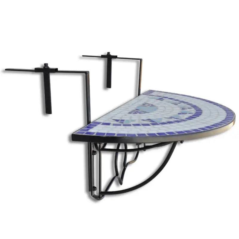 Tuintafel met halfcirkelvormig ontwerp voor balkon of terras - Tuintafels