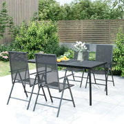 Tuintafel met trendy gaasdesign en stabiel frame voor buitengebruik - Tuintafels