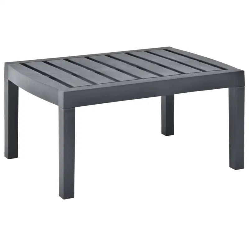 Tuintafel van kunststof voor tuin terras of camping - Antraciet / 1 - Tuintafels