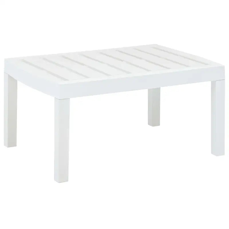 Tuintafel van kunststof voor tuin terras of camping - Wit / 1 - Tuintafels