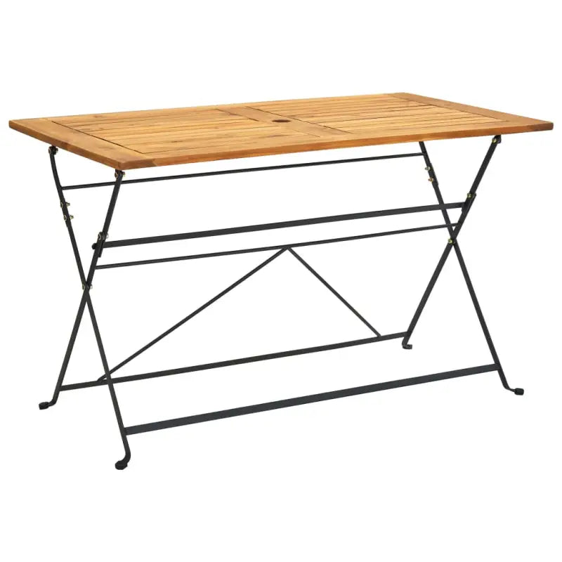 Tuintafel van massief acaciahout met klassiek ontwerp - 120 x 70 x 74 cm / 1 - Tuintafels