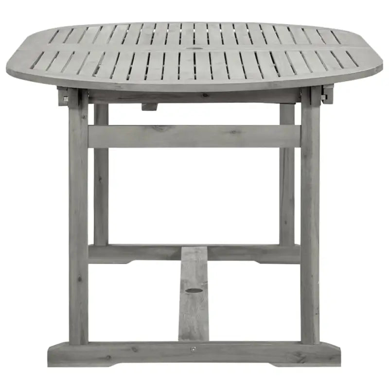 Tuintafel van massief acaciahout voor een rustieke tuinset - Tuintafels