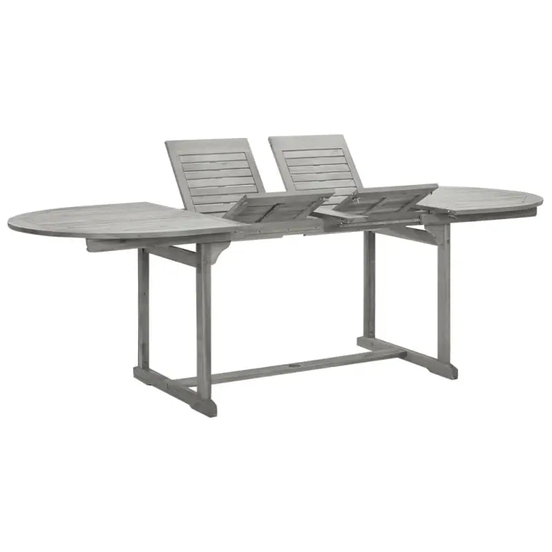 Tuintafel van massief acaciahout voor een rustieke tuinset - Tuintafels