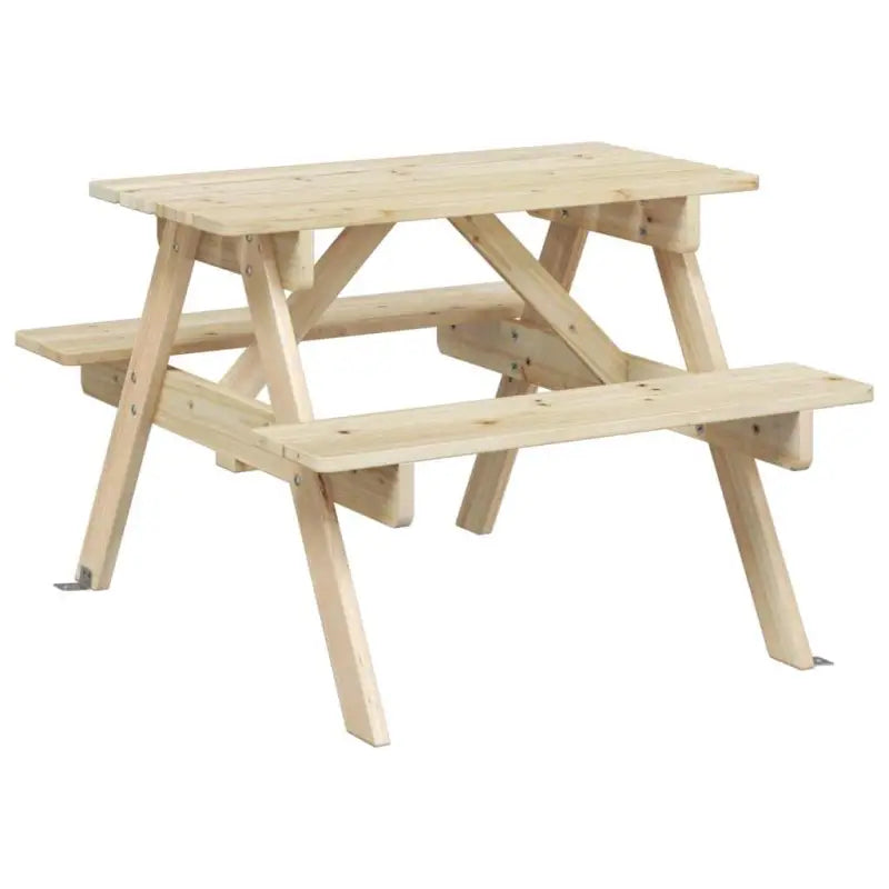 Tuintafel van massief vurenhout voor tuin en terras - Tuintafels