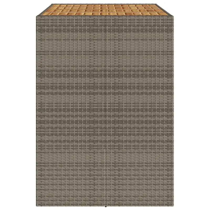 Tuintafels met houten blad en poly rattan voor buiten eenvoudiger schoonmaken - Tuintafels