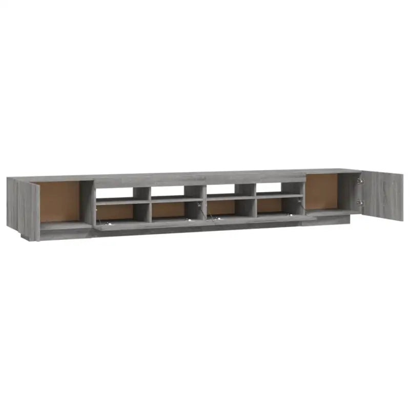 Tv-meubel Grijs Sonoma Eiken met RGB LED-verlichting en moderne charme - Tv-meubels