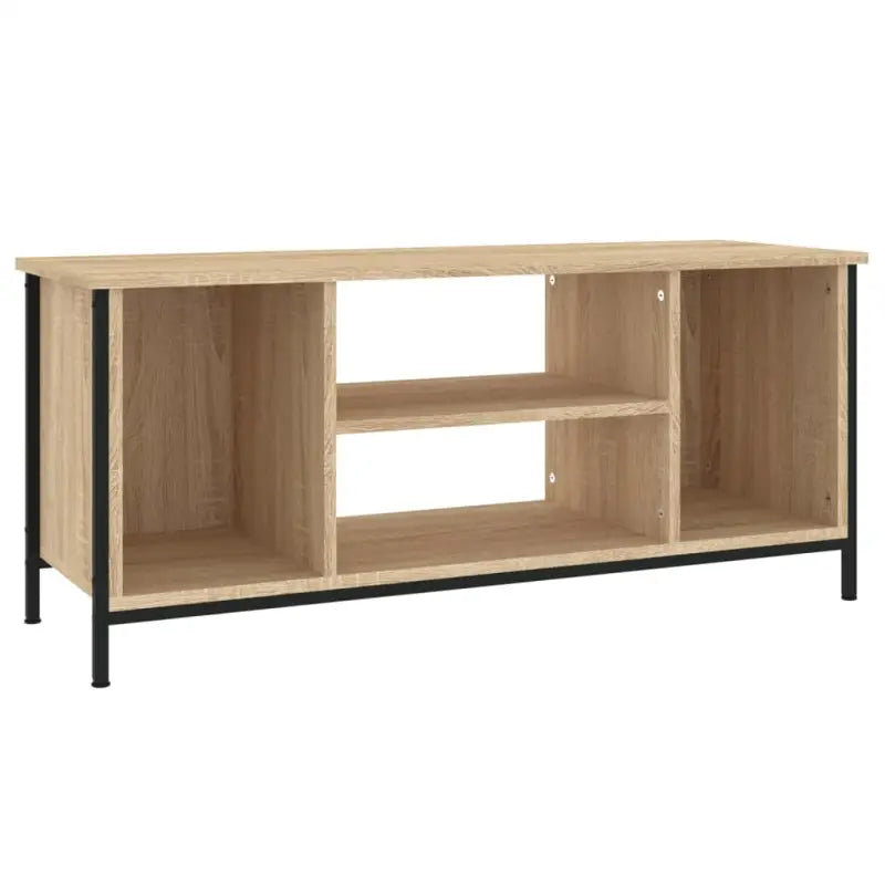 Tv-meubel met bewerkt hout en aanpasbare poten voor een trendy uitstraling - Tv-meubels