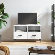 Tv-meubel met bewerkt hout en ijzeren poten voor een moderne look - Tv-meubels