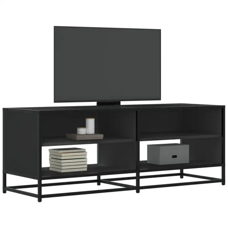 Tv-meubel met bewerkt hout en industrieel metalen frame - Tv-meubels