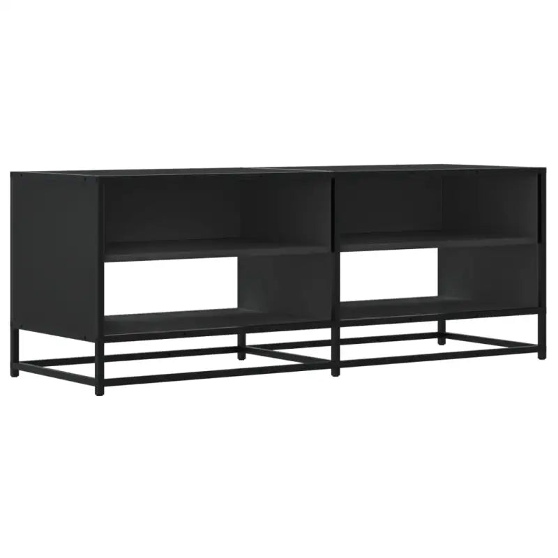 Tv-meubel met bewerkt hout en industrieel metalen frame - Tv-meubels