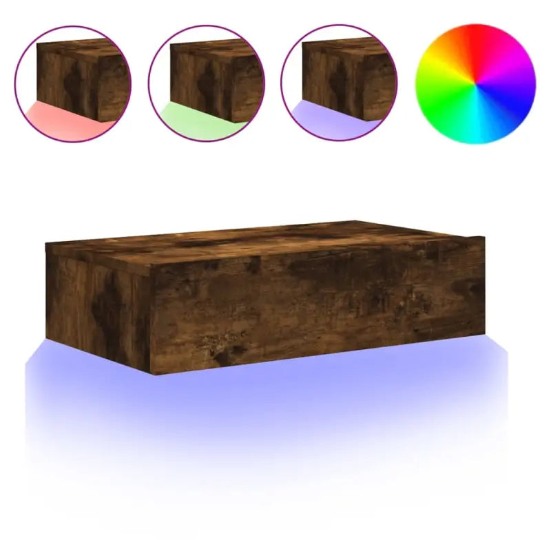Tv-meubel met bewerkt hout en rgb led-verlichting voor een moderne look - Tv-meubels