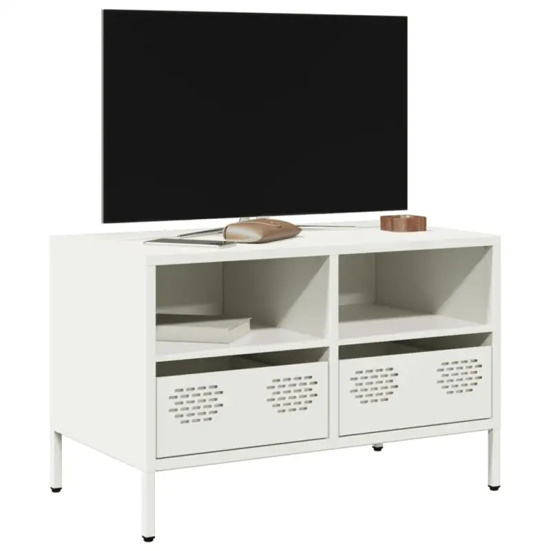 Tv-meubel met koudgewalst staal en verstelbare schroefpoten - Wit / 1 / 68 cm - Tv-meubels