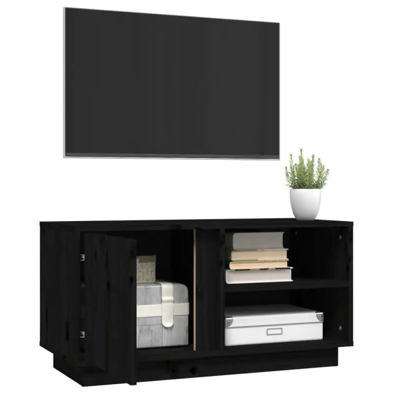 Tv-meubel met massief grenenhout voor een trendy en natuurlijk interieur - Tv-meubels