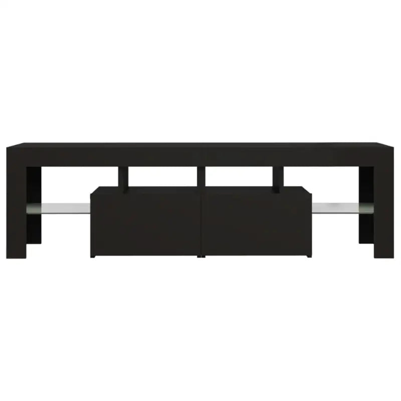 Tv-meubel met rgb led-verlichting en hoogwaardig bewerkt hout - Tv-meubels