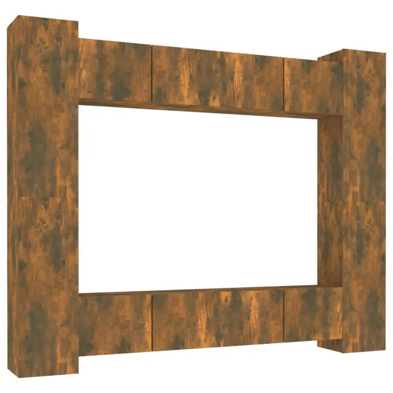 Tv-meubel set van bewerkt hout met trendy en stevig design - Tv-meubels