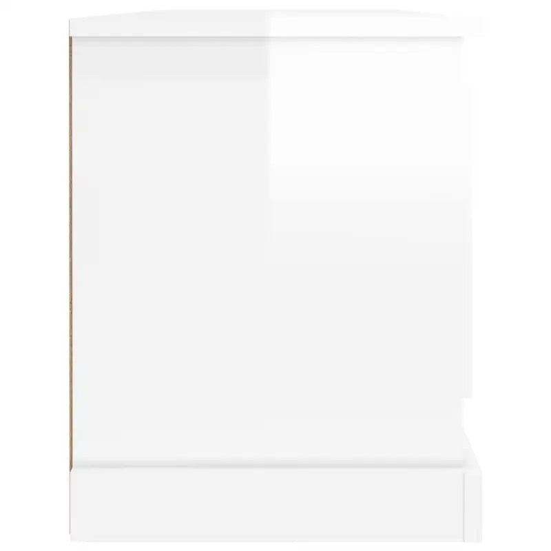 Tv-meubel van bewerkt hout in hoogglans wit met trendy design - Tv-meubels