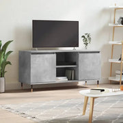 Tv-meubel van bewerkt hout met ijzeren poten en veel opbergruimte - Tv-meubels