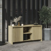Tv-meubel van bewerkt hout met minimalistisch ontwerp en opbergruimte - Tv-meubels