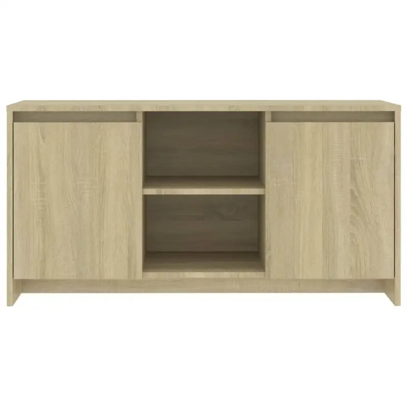 Tv-meubel van bewerkt hout met minimalistisch ontwerp en opbergruimte - Tv-meubels
