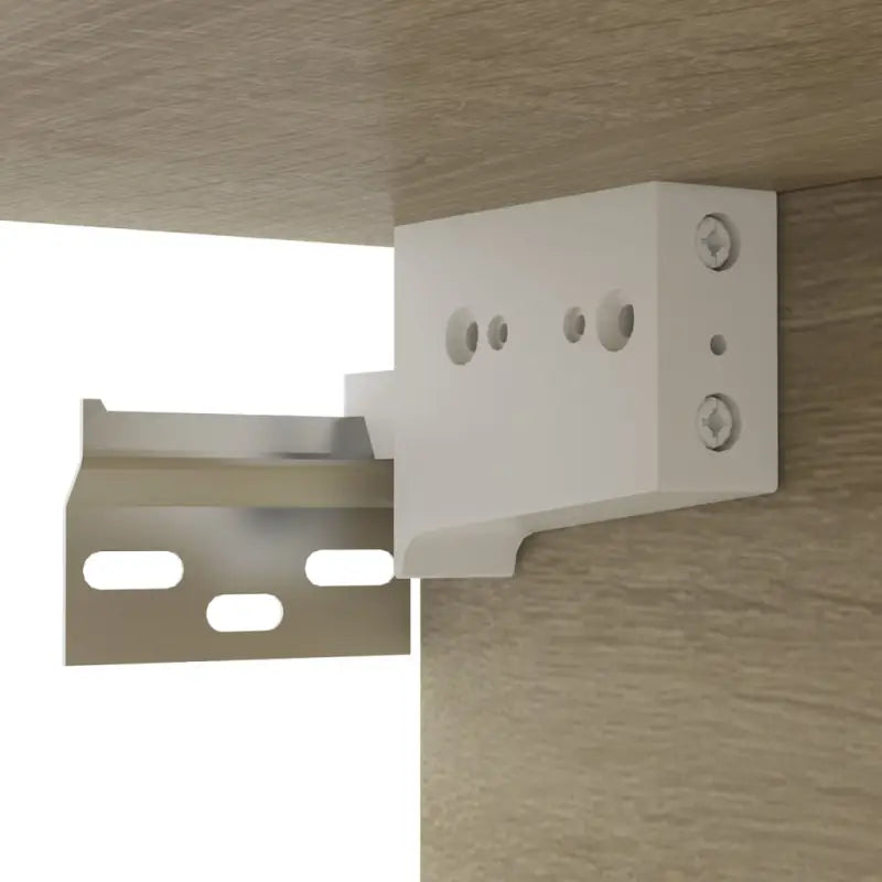 Tv-meubel van bewerkt hout met muurbevestiging voor een moderne woonkamer - Tv-meubels