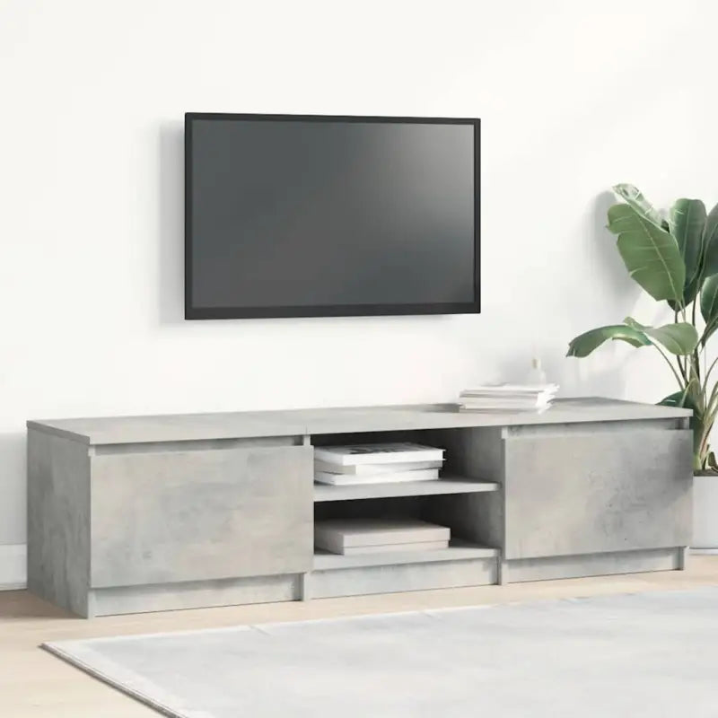 Tv-meubel van bewerkt hout met open vakken voor een klassieke stijl - Tv-meubels