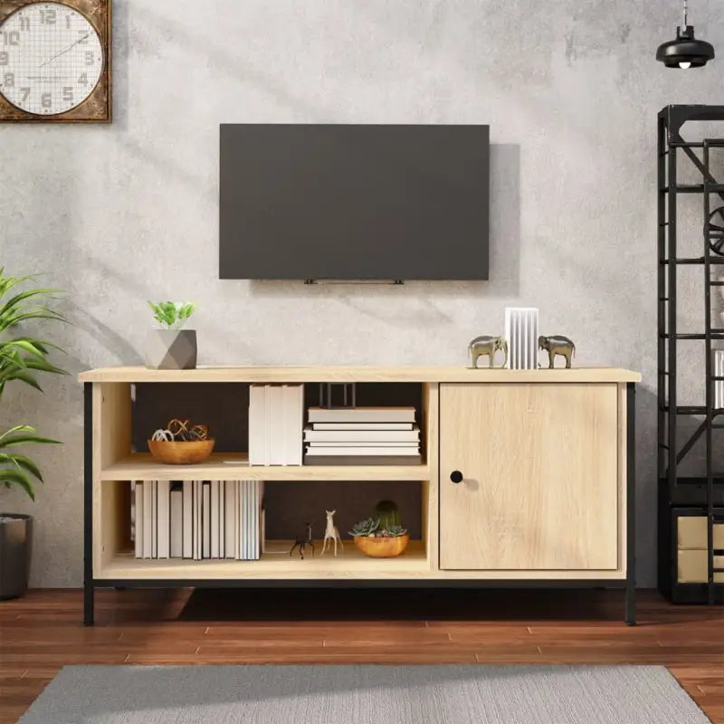 Tv-meubel van bewerkt hout met trendy en praktisch ontwerp - Tv-meubels
