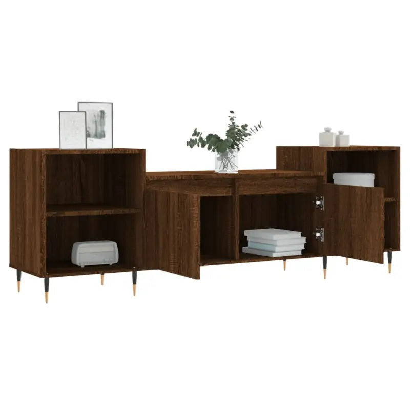 Tv-meubel van bewerkt hout met trendy en praktische uitstraling - Tv-meubels