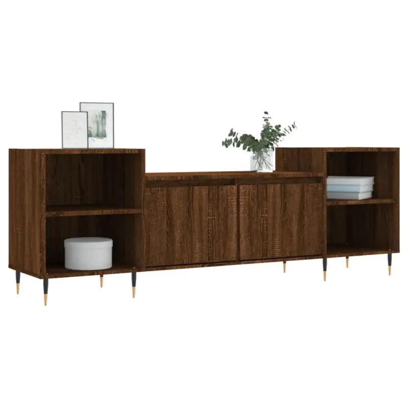 Tv-meubel van bewerkt hout met trendy en praktische uitstraling - Tv-meubels