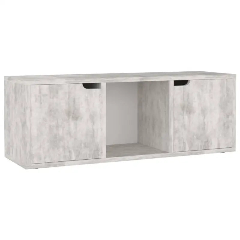 Tv-meubel van bewerkt hout met trendy en stabiel design - Betonkleurig / 1 - Tv-meubels