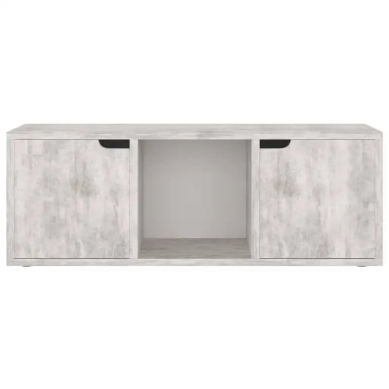 Tv-meubel van bewerkt hout met trendy en stabiel design - Betonkleurig / 1 - Tv-meubels